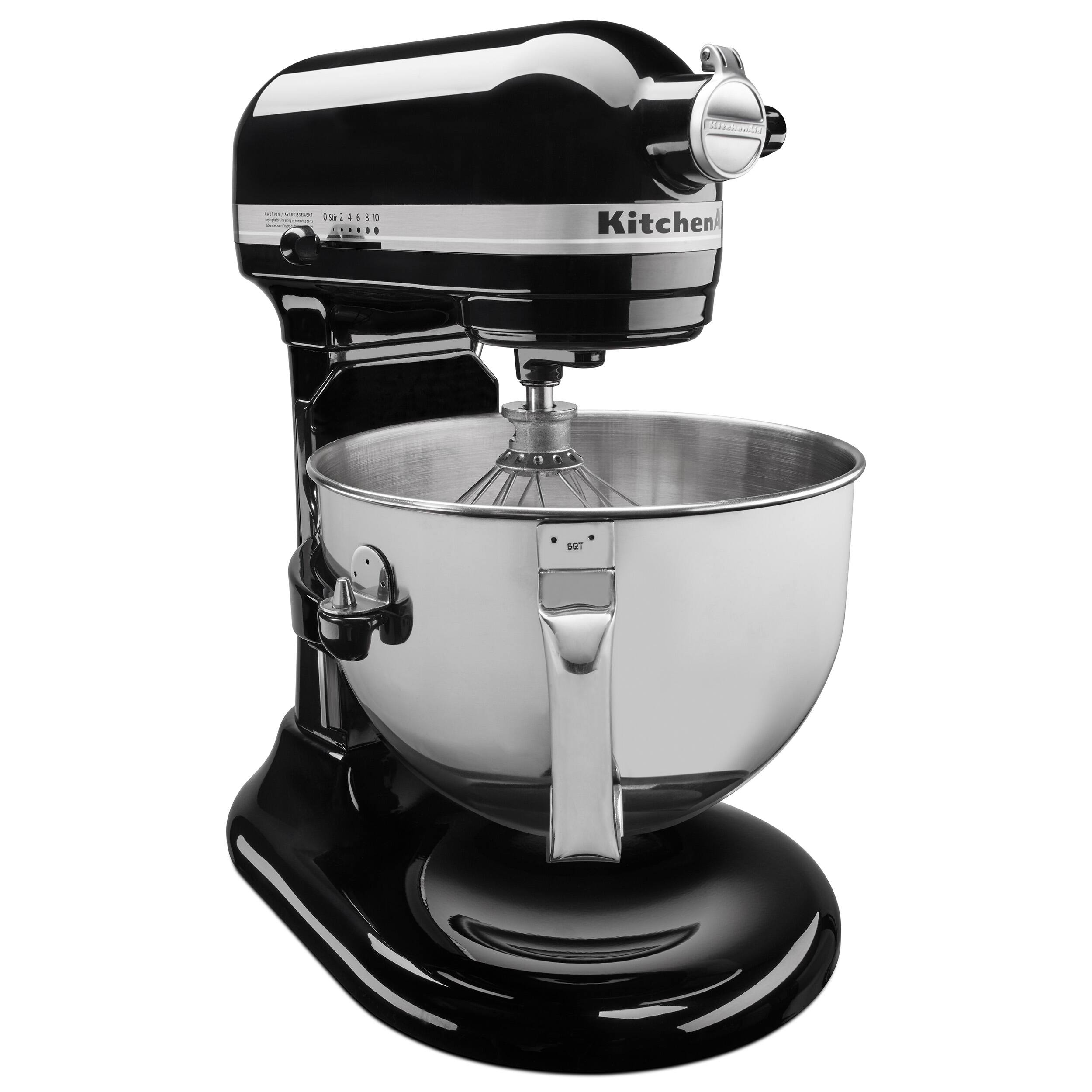 Angle. KitchenAid - KitchenAid® Professional 600™ Series 6 Quart Bowl-Lift Stand Mixer - KP26M1X - Black.