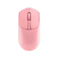 Front. JLab - Nightfall Wireless Gaming Mouse - Pink.