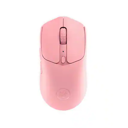 Front. JLab - Nightfall Wireless Gaming Mouse - Pink.