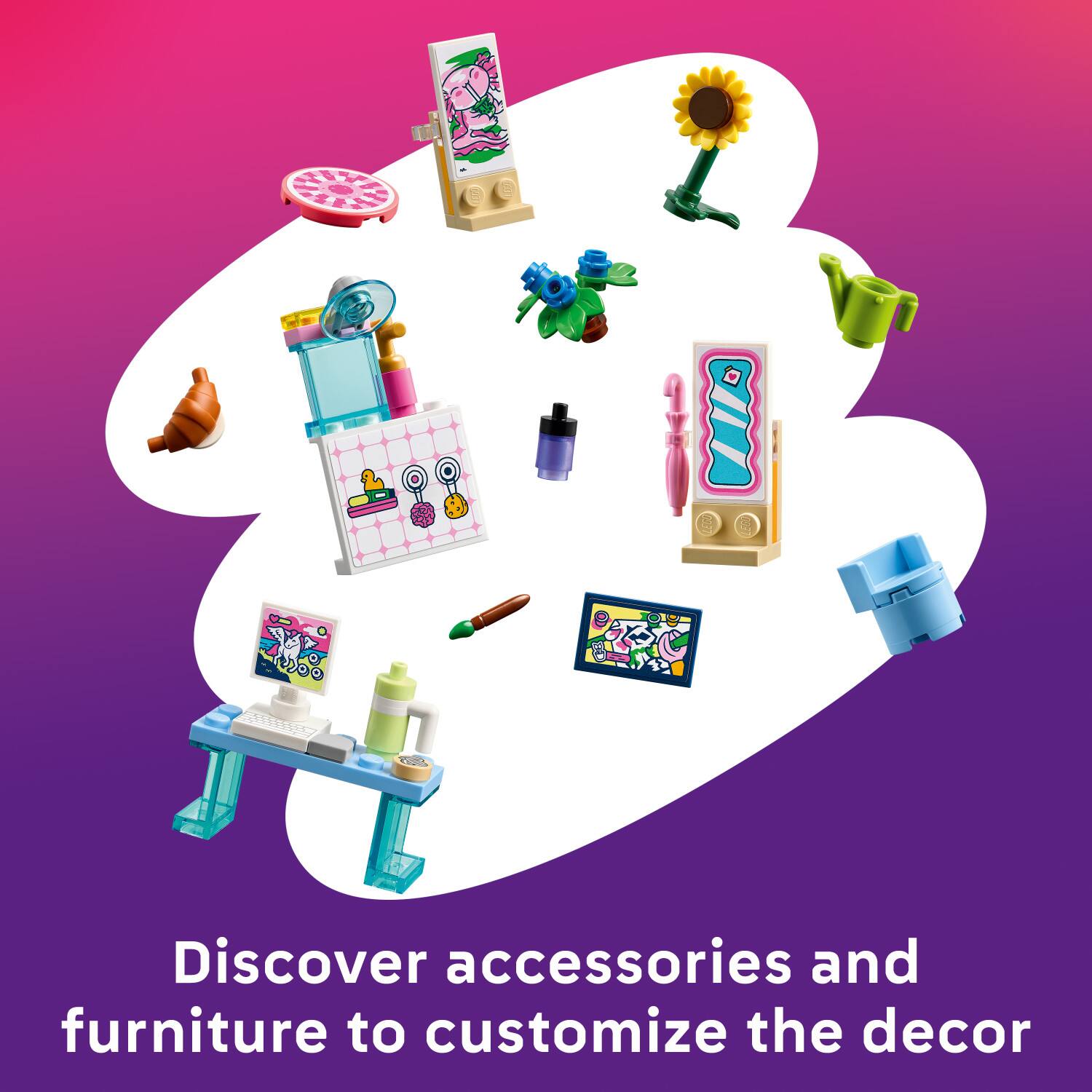 Discover accessories and furniture to customize the decor
