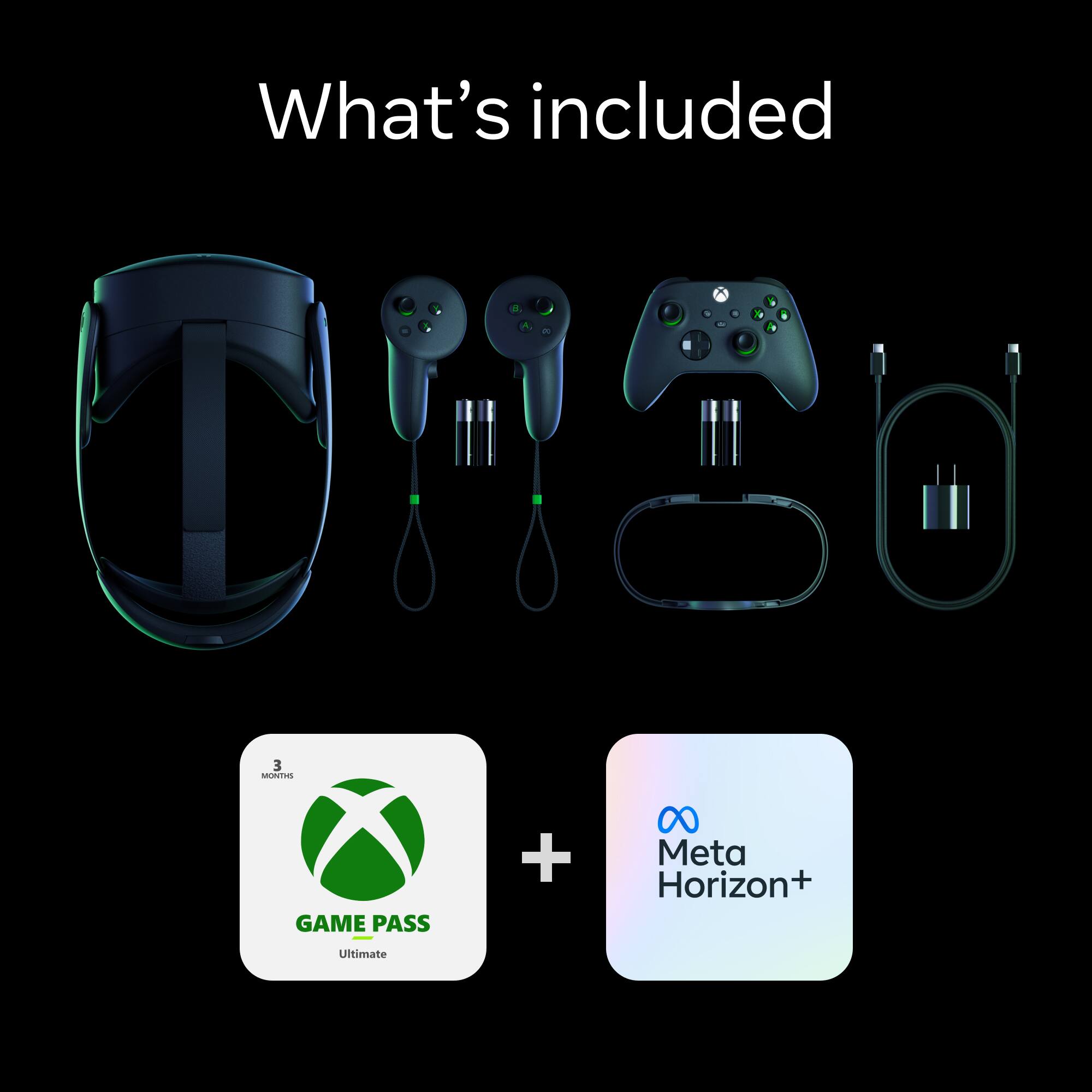 What's included: 3-Month Game Pass + Meta Horizon + Ultimate.