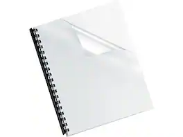 Fellowes - Crystals Presentation Covers, Letter Size, 100/Pack - Clear