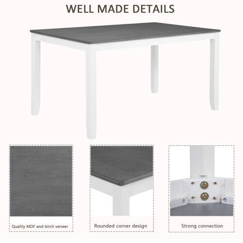 WELL MADE DETAILS

Quality MDF and birch veneer
Rounded corner design
Strong connection