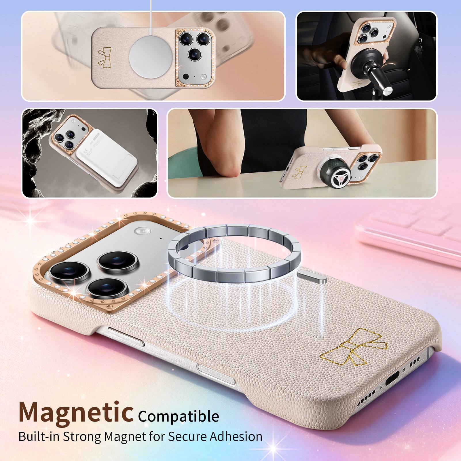 Magnetic Compatible  
Built-in Strong Magnet for Secure Adhesion