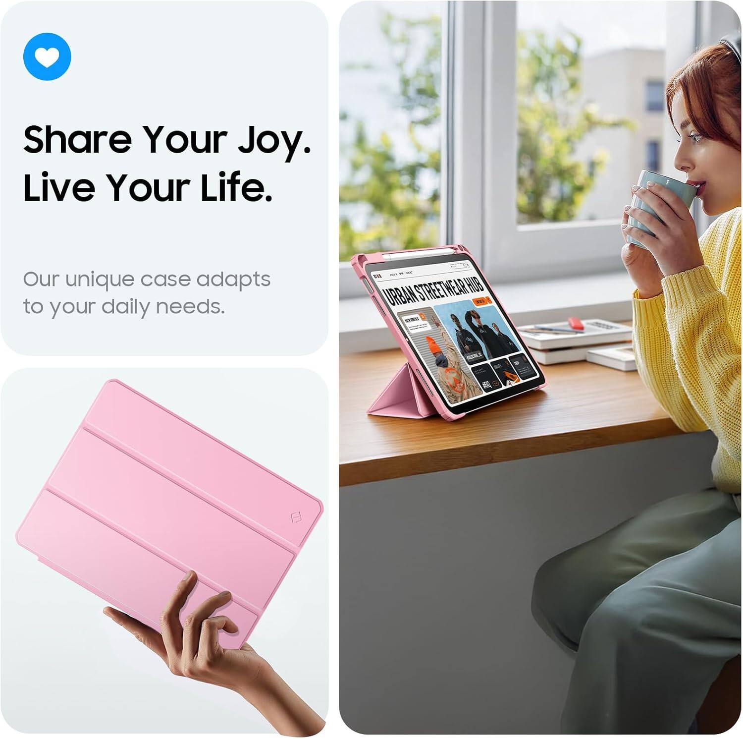 Share Your Joy. Live Your Life.

Our unique case adapts to your daily needs.

BFF STREET HEAR HUB URBAN