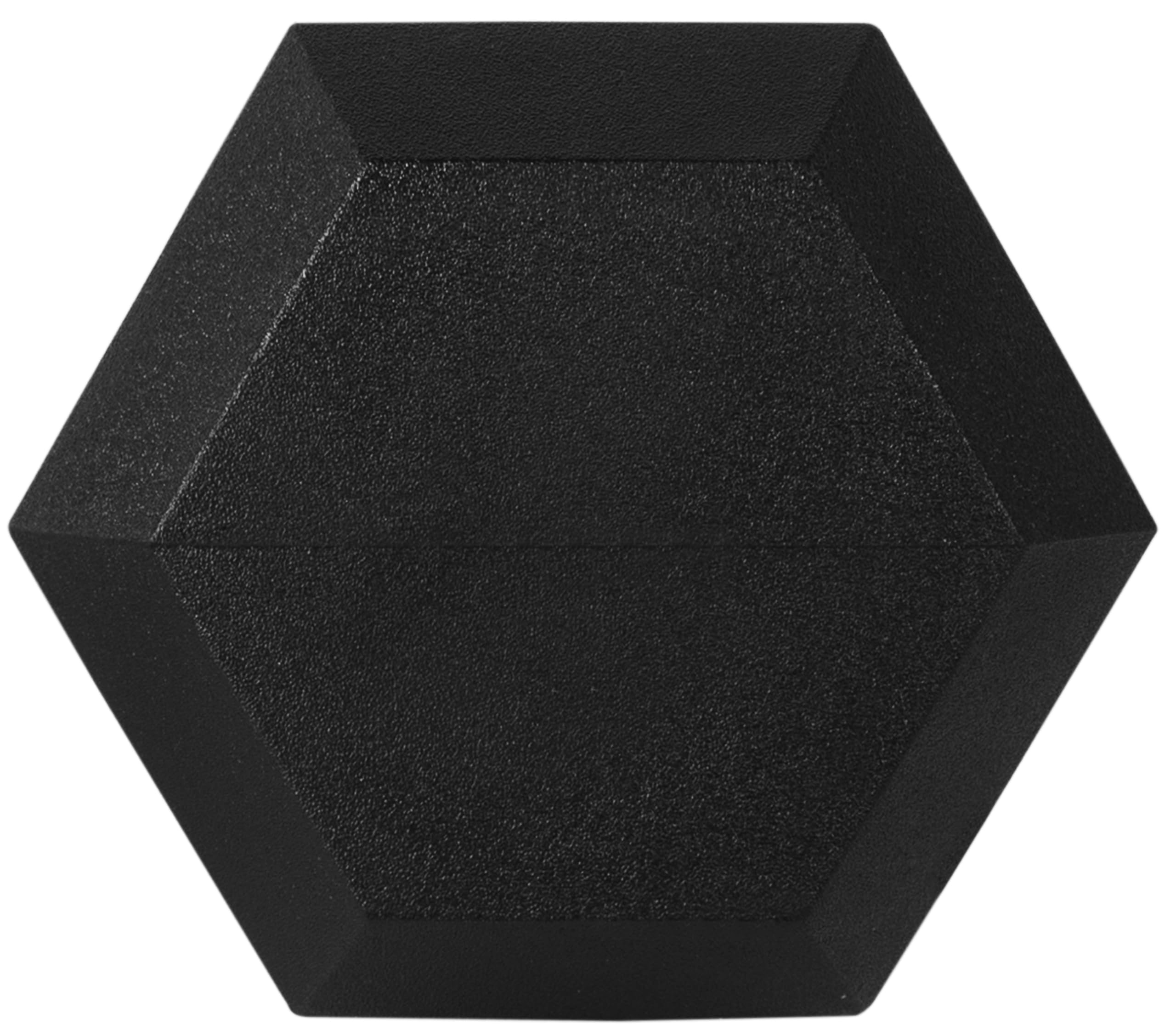 Alt View 2. Alchemy Casas - Rubber Hex Dumbbells Weights For Home Gym Workouts Strength Building Fitness p EASY TO USE Designed with user - Black.