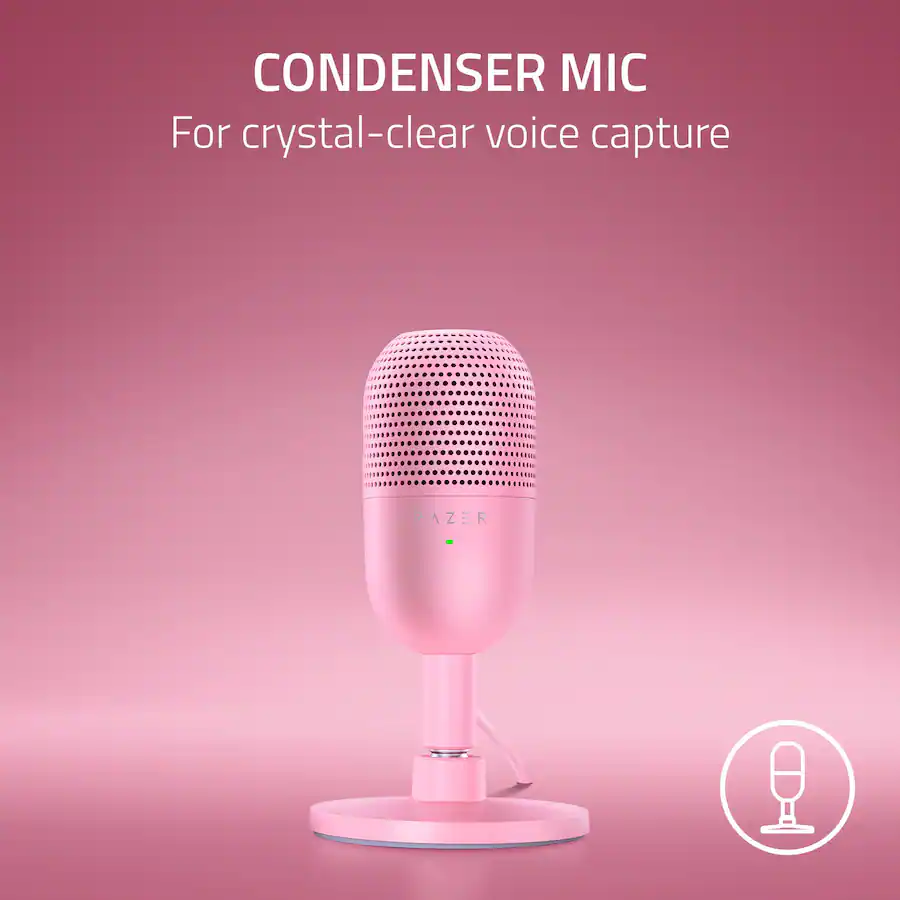 Razer Seiren V3 Mini Wired Ultra compact Condenser USB Microphone ...