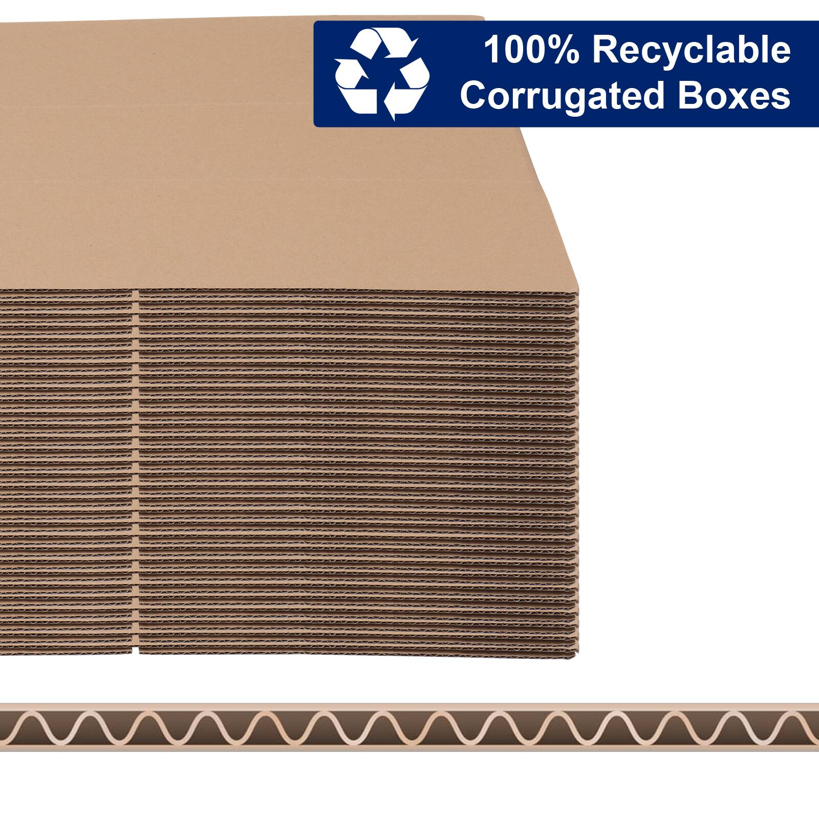 100% Recyclable Corrugated Boxes