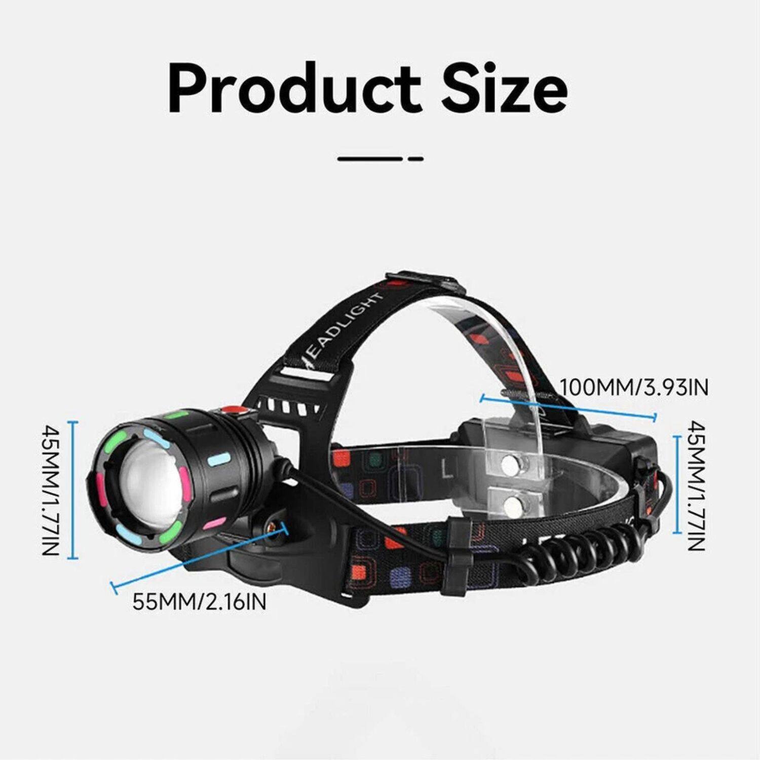 Product Size

- 45MM/1.77IN
- 55MM/2.16IN
- 100MM/3.93IN