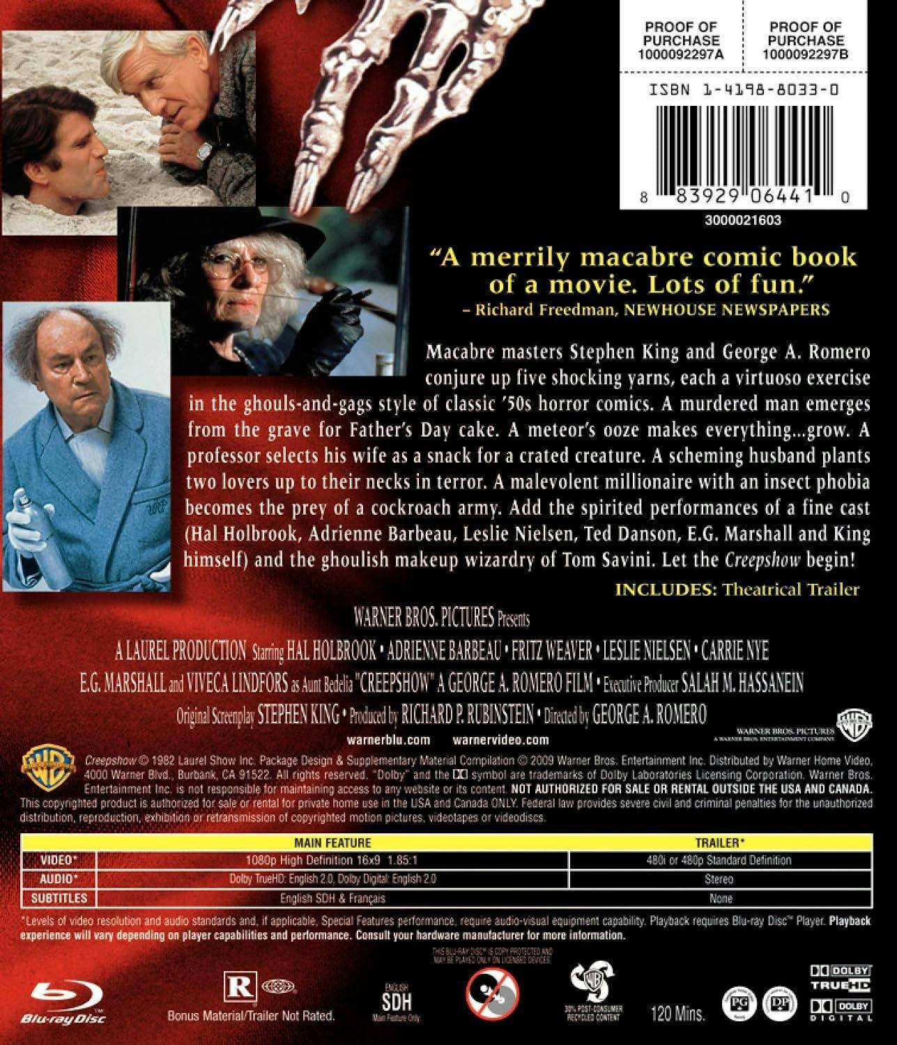 Back. Creepshow [Blu-ray].