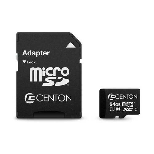 Adapter  
Lock  
micro SD  
CENTON  

CENTON  
64GB micro SD  
XC I