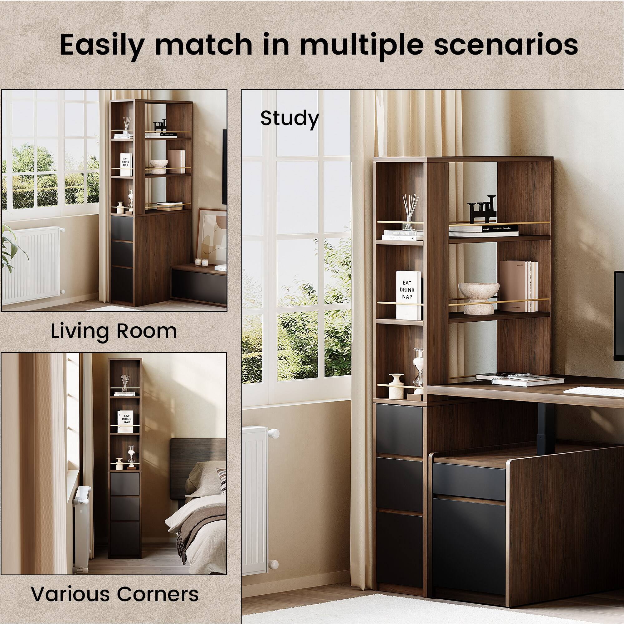 Easily match in multiple scenarios

Study

Living Room

Various Corners