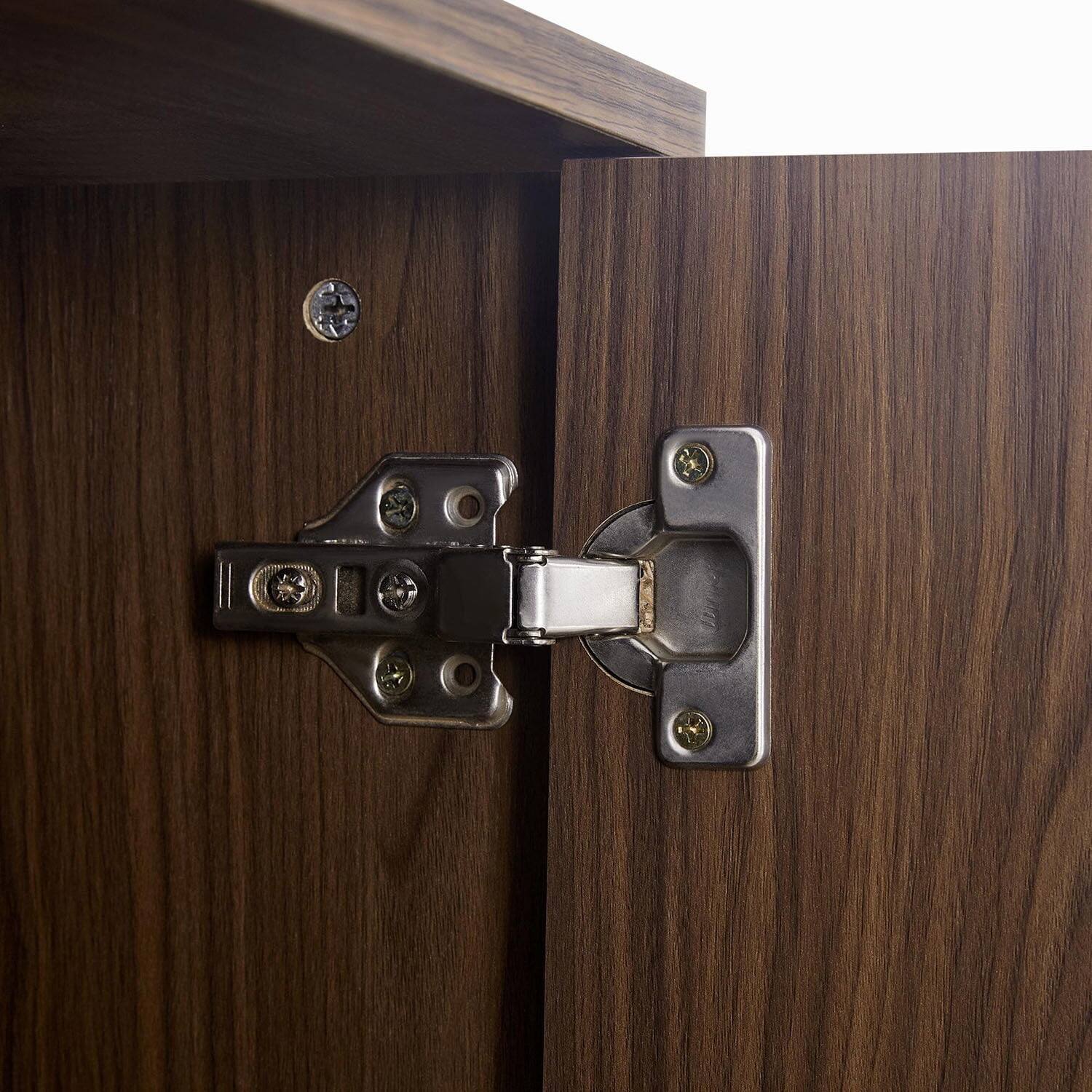 Alt View 2. Pefilos - 53" Modern Cat Litter Box Enclosure Furniture with Spring-Loaded Door and Sisal Cat Scatcher, Multi-Functional Cat House.