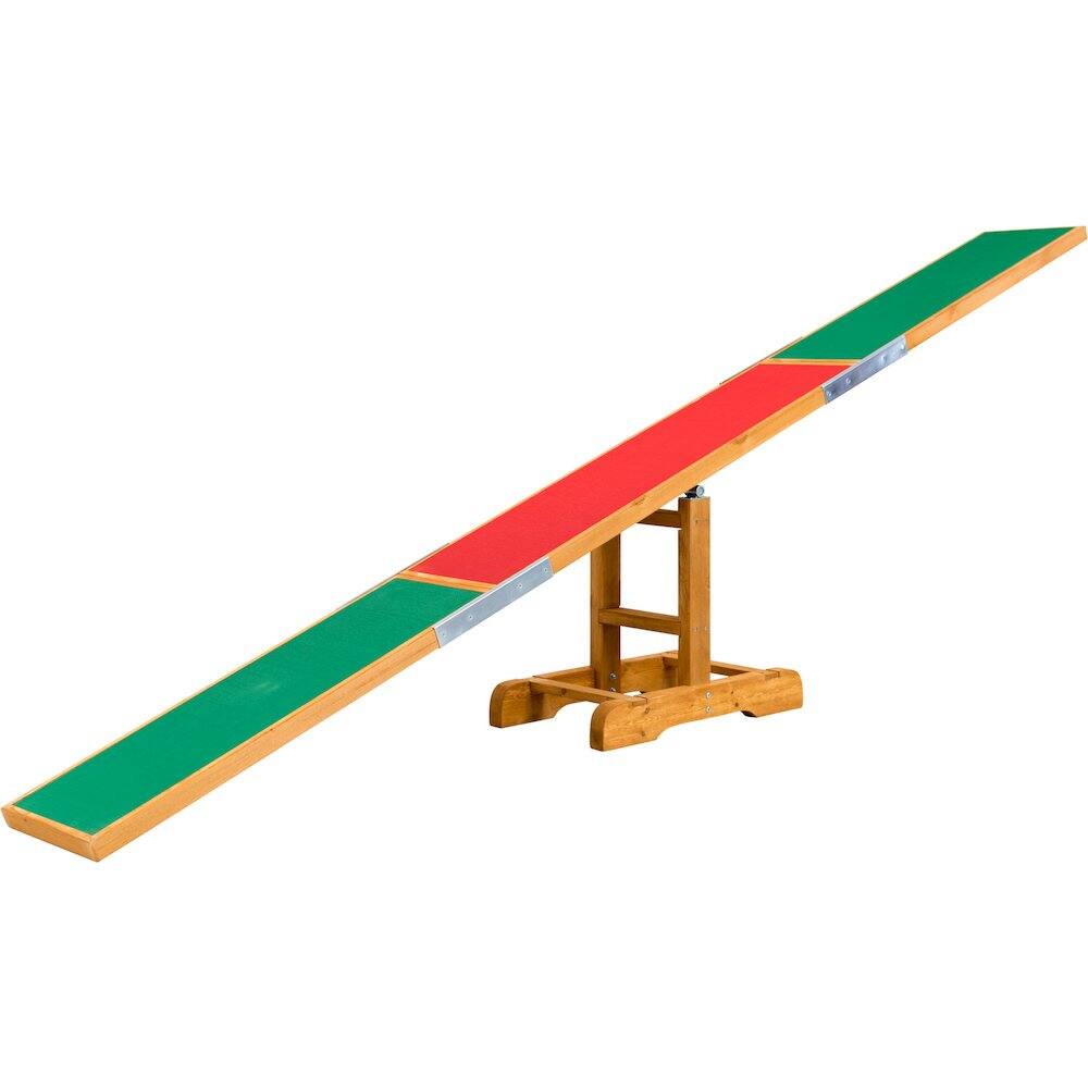 Alt View 4. TRIXIE - Dog Agility Seesaw, Obstacle Training - Green/Red.
