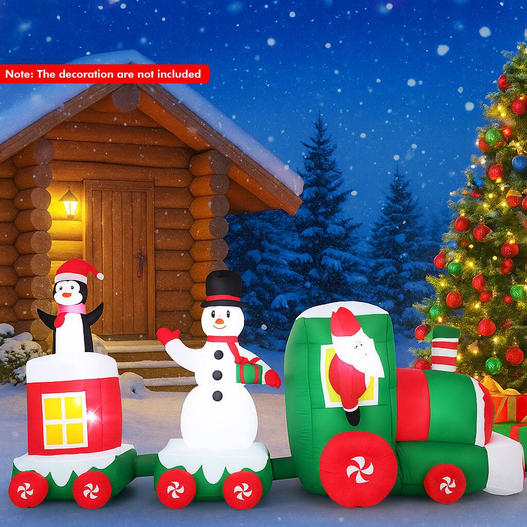 Note: The decorations are not included