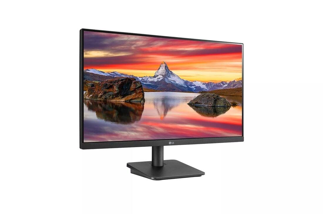 Alt View 2. LG - 24MP400-B 24" FHD IPS 3-Side Borderless Monitor, 75Hz, 5ms, AMD FreeSync, HDMI & VGA - Black.