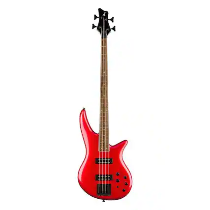 Front. Jackson - Jackson X Series Spectra Bass SBX IV Bass Guitar - Candy Apple Red.