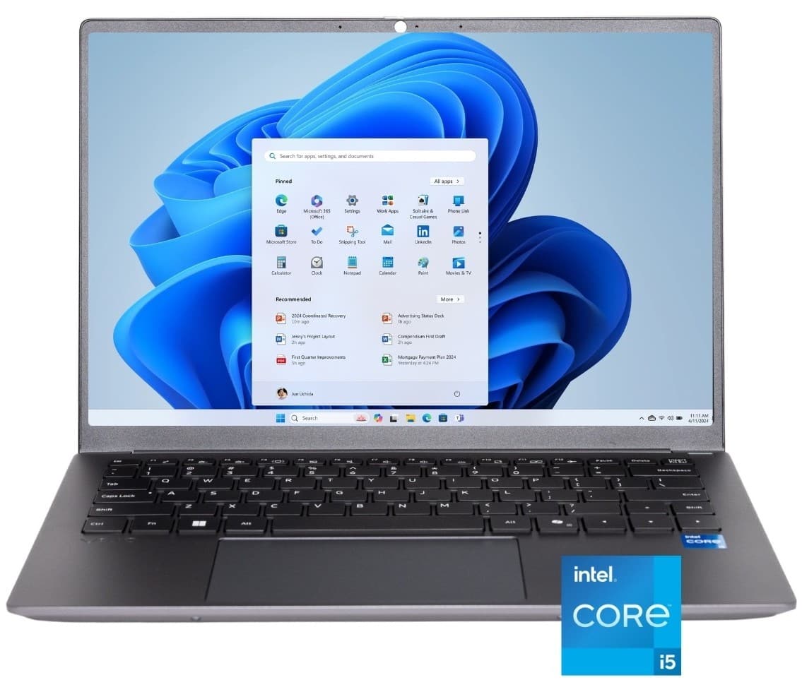 VAIO - 16" FHD IPS Windows 11 Laptop | Intel Core i5 | 16GB RAM | 512 GB SSD | Color - Iron