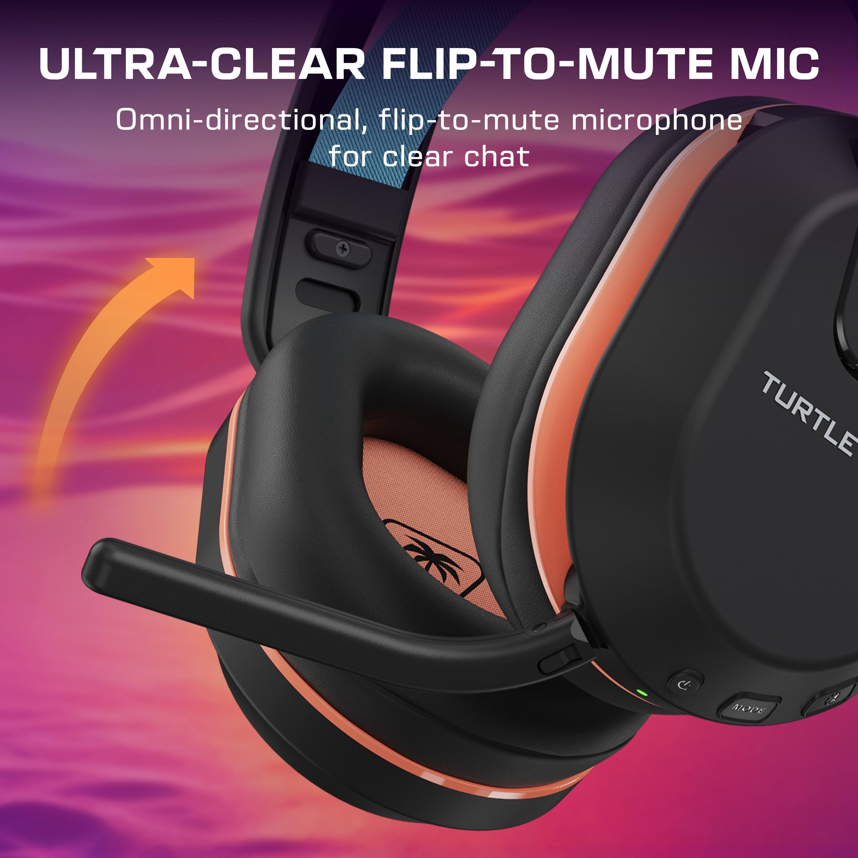 ULTRA-CLEAR FLIP-TO-MUTE MIC

Omni-directional, flip-to-mute microphone for clear chat