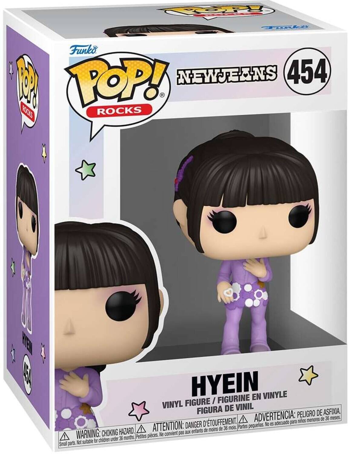 Funko 1 POP! NEWJEANS 454 ROCKS ROCKS WTEN EA HYEIN EN VINYLE FIGURE / FIGURINE VINYL DE VINIL FIGURA PELIGRO DE ASFIXIA D'TOUFFEMENT. ADVERTENCIA: para nios menores de 36 meses. DANGER D pequeas. No es adecuado HAZARD. ATTENTION: enfants de moins de 36 mois. Partes WARNING: CHOKING Ne convient pas aux under 36 months Petites pieces. Not suitable for children Small parts.