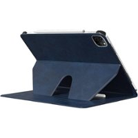 SaharaCase - Indy Series Folio Case for Apple iPad Pro 12.9 (4th, 5th, and 6th Gen 2020-2022), iPad Air 13" (2024) - Navy - Left_Zoom