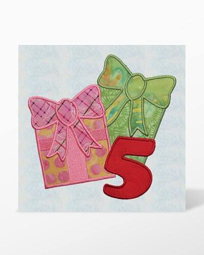 Alt View 3. AccuQuilt - Winter Bliss Wall Hanging Machine Embroidery Designs CD Set by Marjorie Busby.