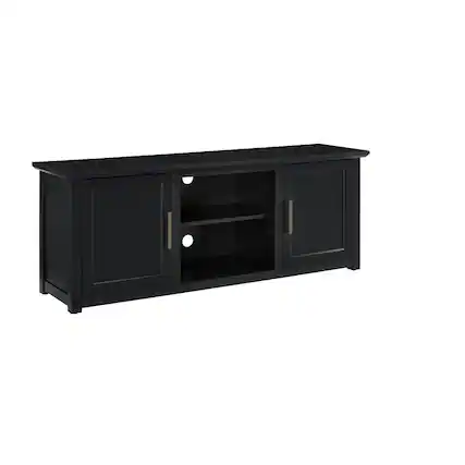Front. Crosley Furniture - Camden Low Profile Tv Stand For 65+ Inch Tv - Black.