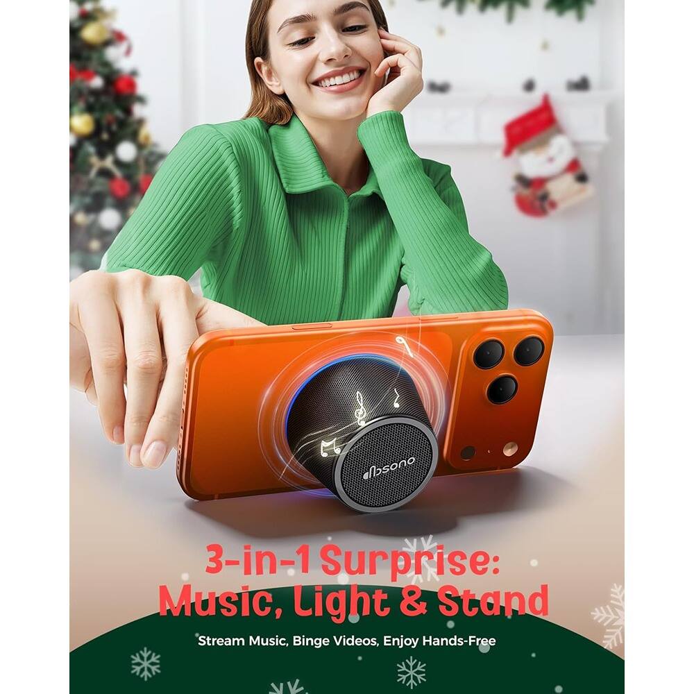 3-in-1 Surprise: Music, Light & Stand  
Stream Music, Binge Videos, Enjoy Hands-Free
