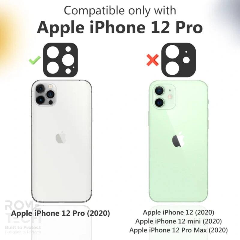 Compatible only with Apple iPhone 12 Pro

Apple iPhone 12 Pro (2020)

Built to Protect
Designed to Perform

Apple iPhone 12 (2020)
Apple iPhone 12 mini (2020)
Apple iPhone 12 Pro Max (2020)