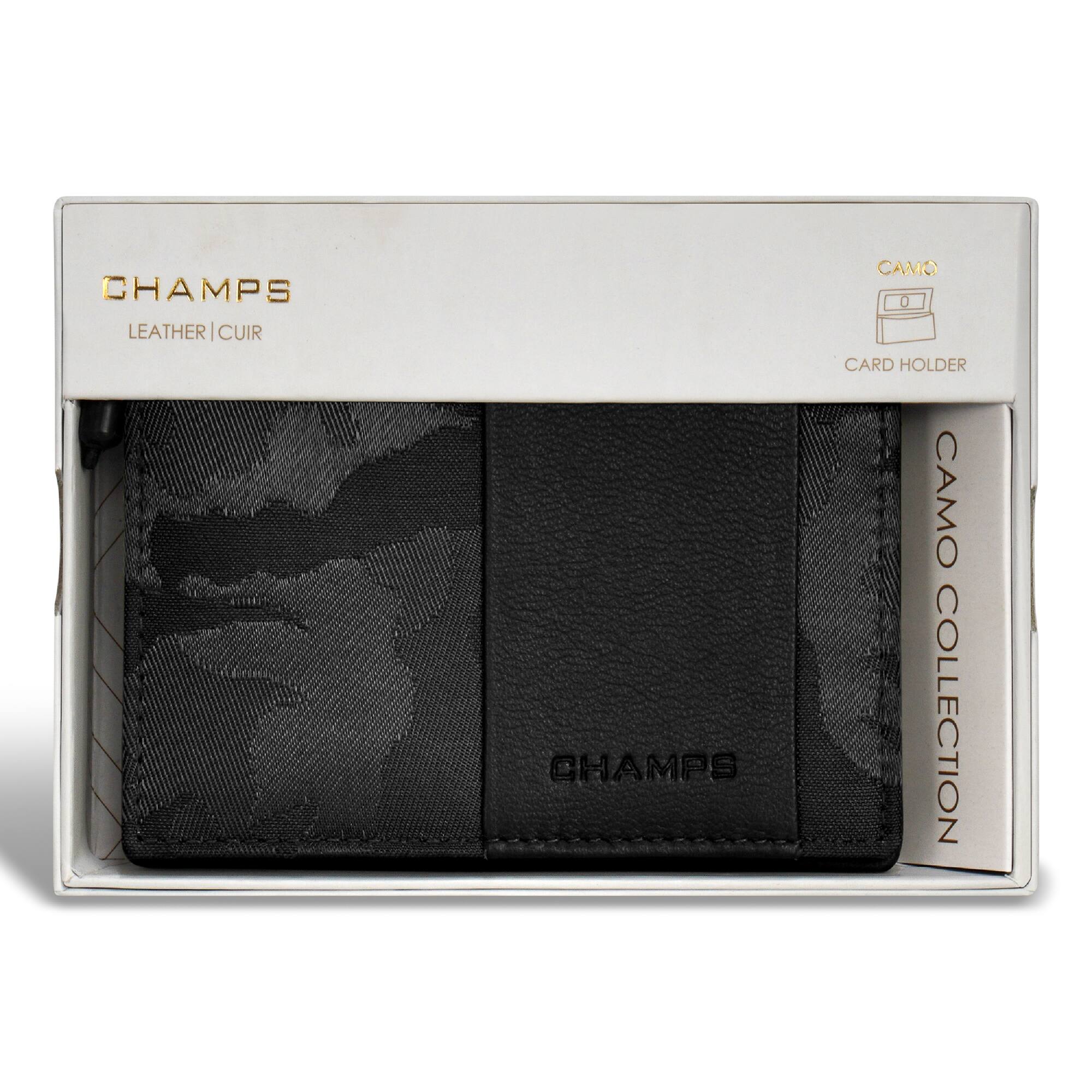 CHAMPS  
LEATHER | CUIR  

CAMO  
CARD HOLDER  

CAMO COLLECTION