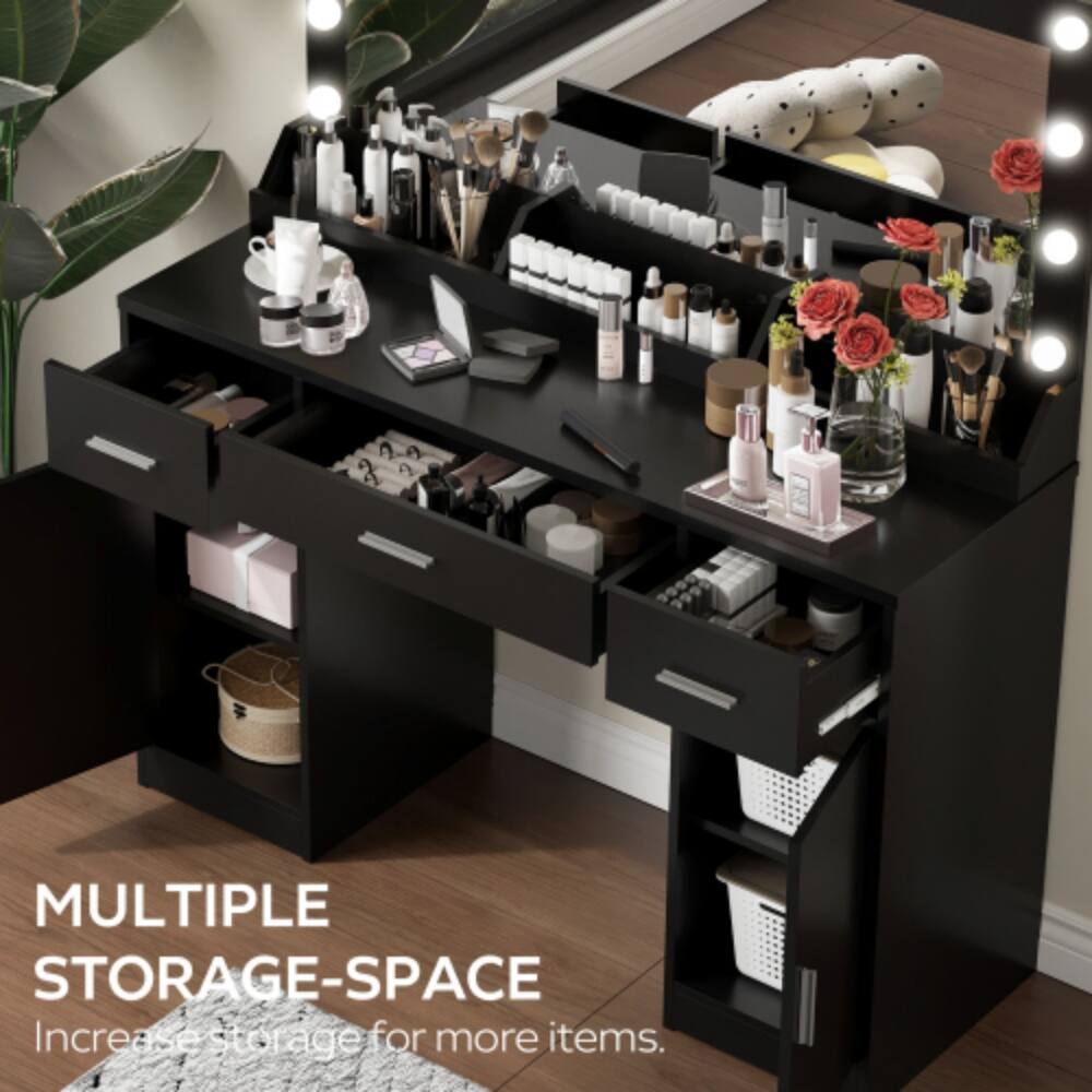 MULTIPLE STORAGE-SPACE  
Increase storage for more items.