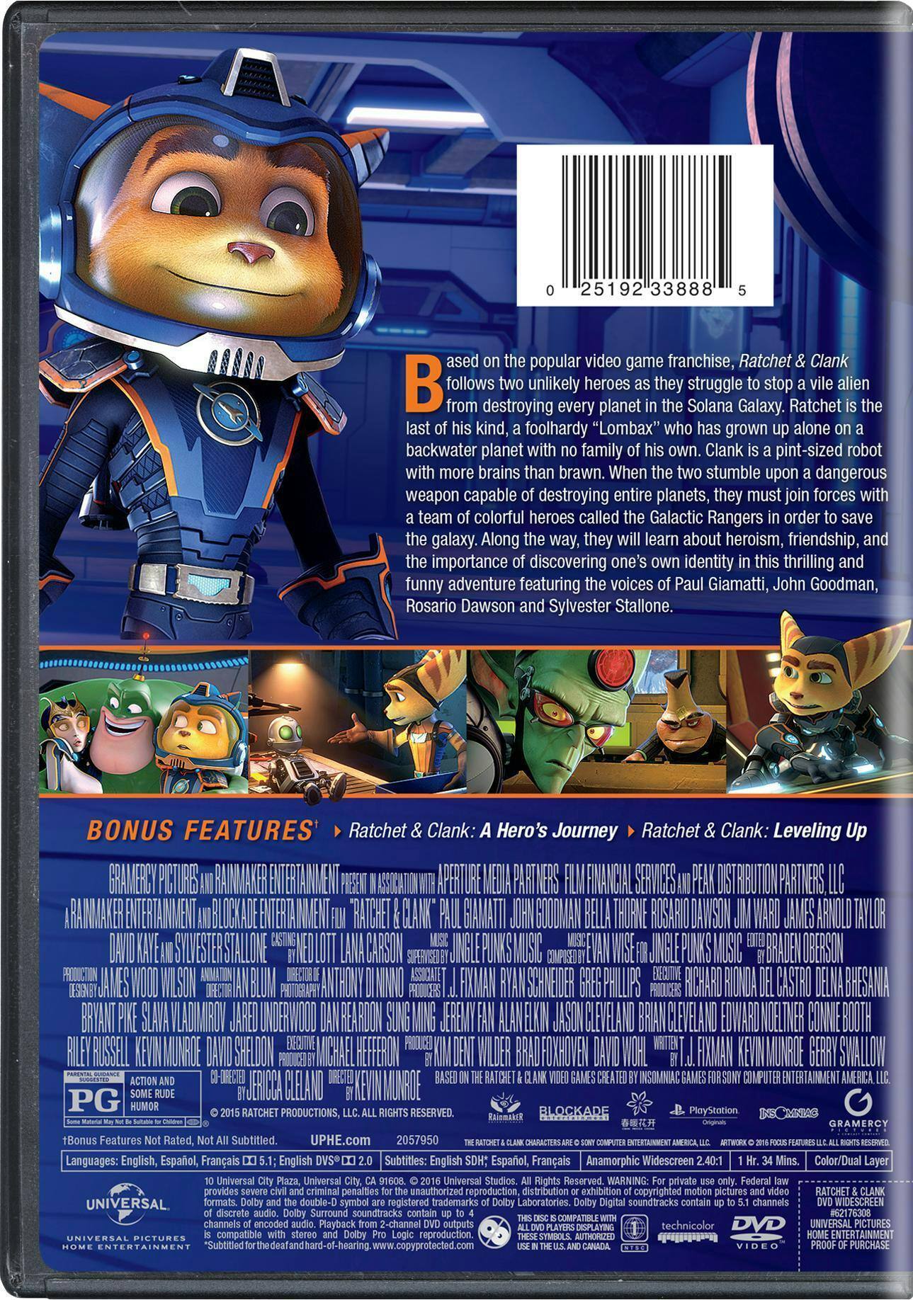 Angle. Ratchet and Clank [DVD].