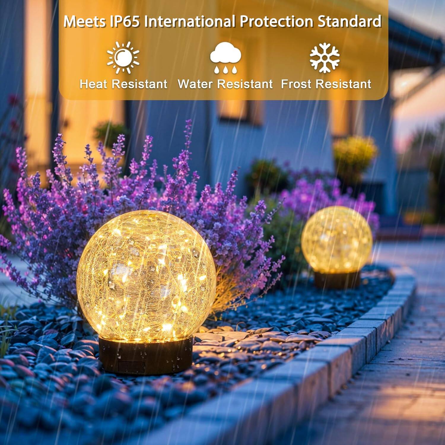 Meets IP65 International Protection Standard  
Heat Resistant  
Water Resistant  
Frost Resistant