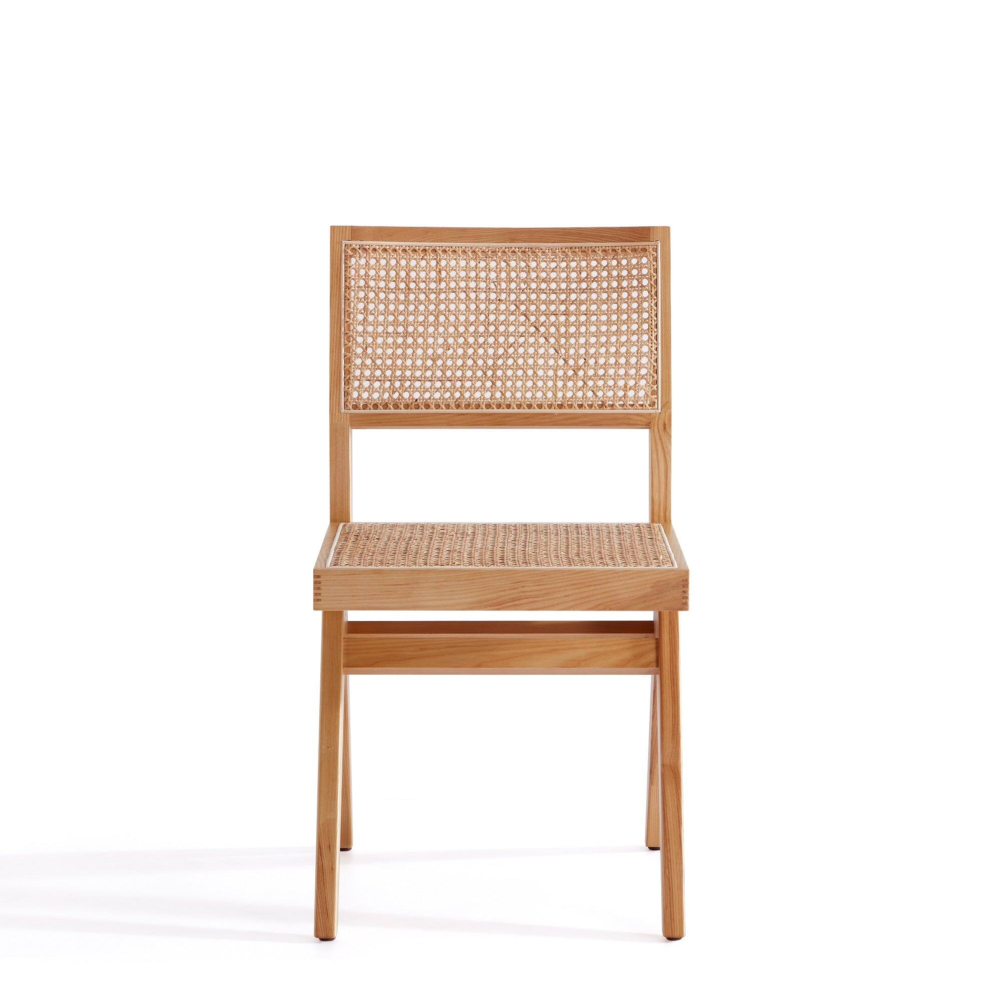 Back. Manhattan Comfort - Hamlet Industry Chic Wood Dining Chair - Set of 2 - Natural.