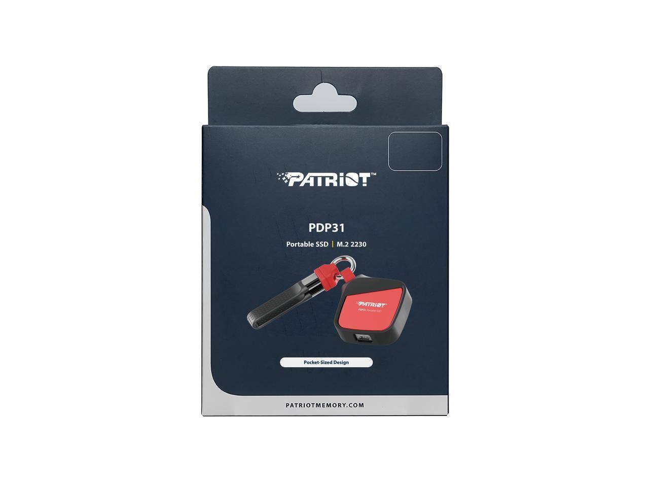PATRIOT PDP31 Portable SSD | M.2 2230  
Pocket-Sized Design  
PATRIOTMEMORY.COM