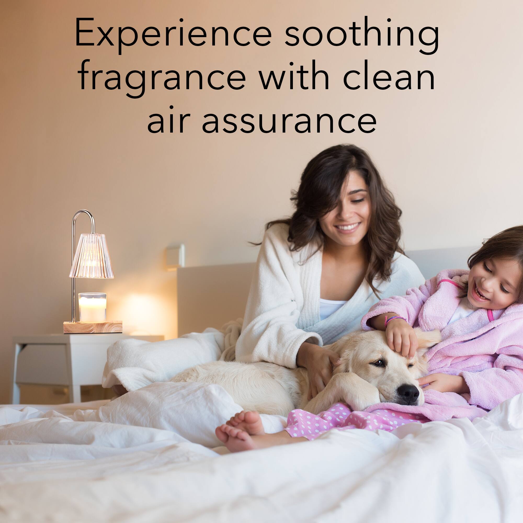 Experience soothing fragrance with clean air assurance