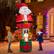 Alt View 4. Costway - 8 FT Inflatable Santa Claus & Reindeer Giant Hot Air Balloon with LED Lights - Multicolor.