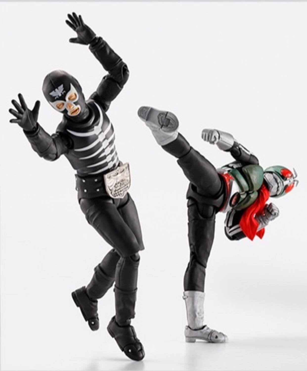 Alt View 3. Bandai - Tamashii Nations - Kamen Rider - S.H.Figuarts - Shocker Combatman Evil Showa Kaijin Edition Action - COLLECTIBLES - Multicolor.