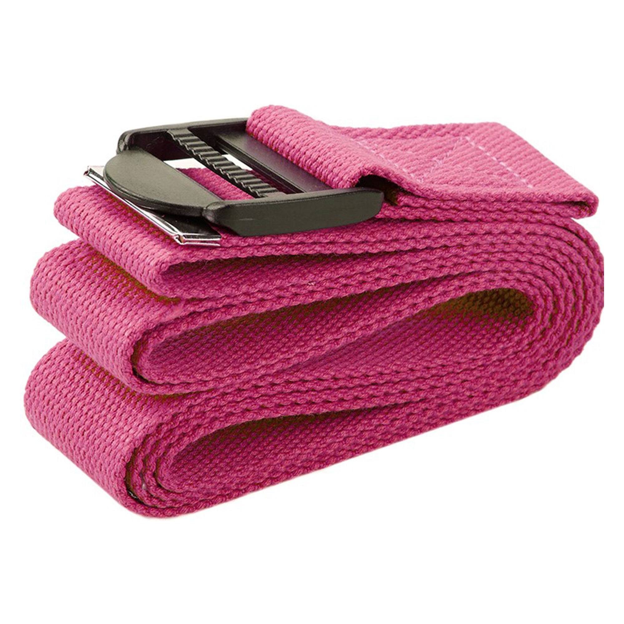 Alt View 8. BalanceFrom Fitness - BalanceFrom Fitness 7 Piece Yoga Set with Mat, Stretch Strap & Knee Pad, Pink - Pink.