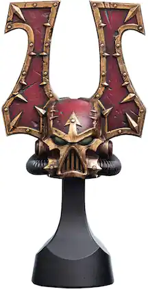 Weta Workshop - Mini Prop Replica - Warhammer 40,000 - Khorne Berzerker Miniature Helmet - COLLECTIBLES - Multicolor