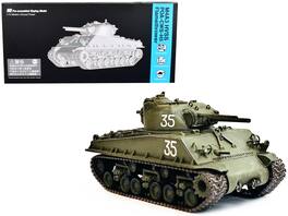 United States M4A3 HVSS POA-CWS-H5 Flamethrower Tank Olive Drab #35 "Hawaii" (1951) 1/72 Plastic Model by Dragon Models