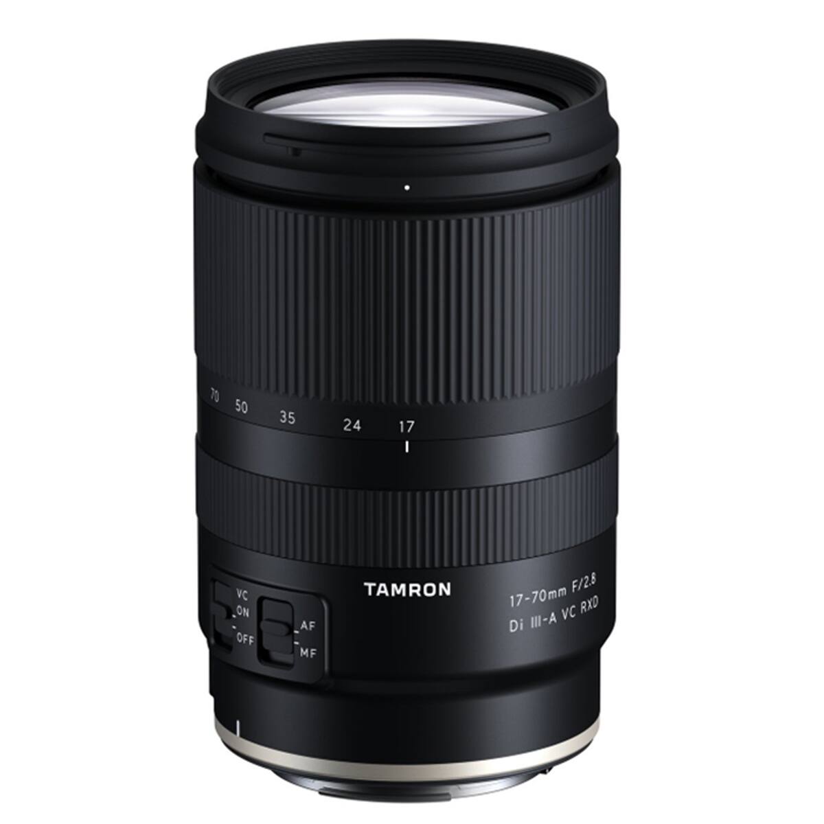 70 50 35 24 17  
I  
VC ON OFF AF MF  
TAMRON  
F/2.8 17-70mm RXD A-II VC Di