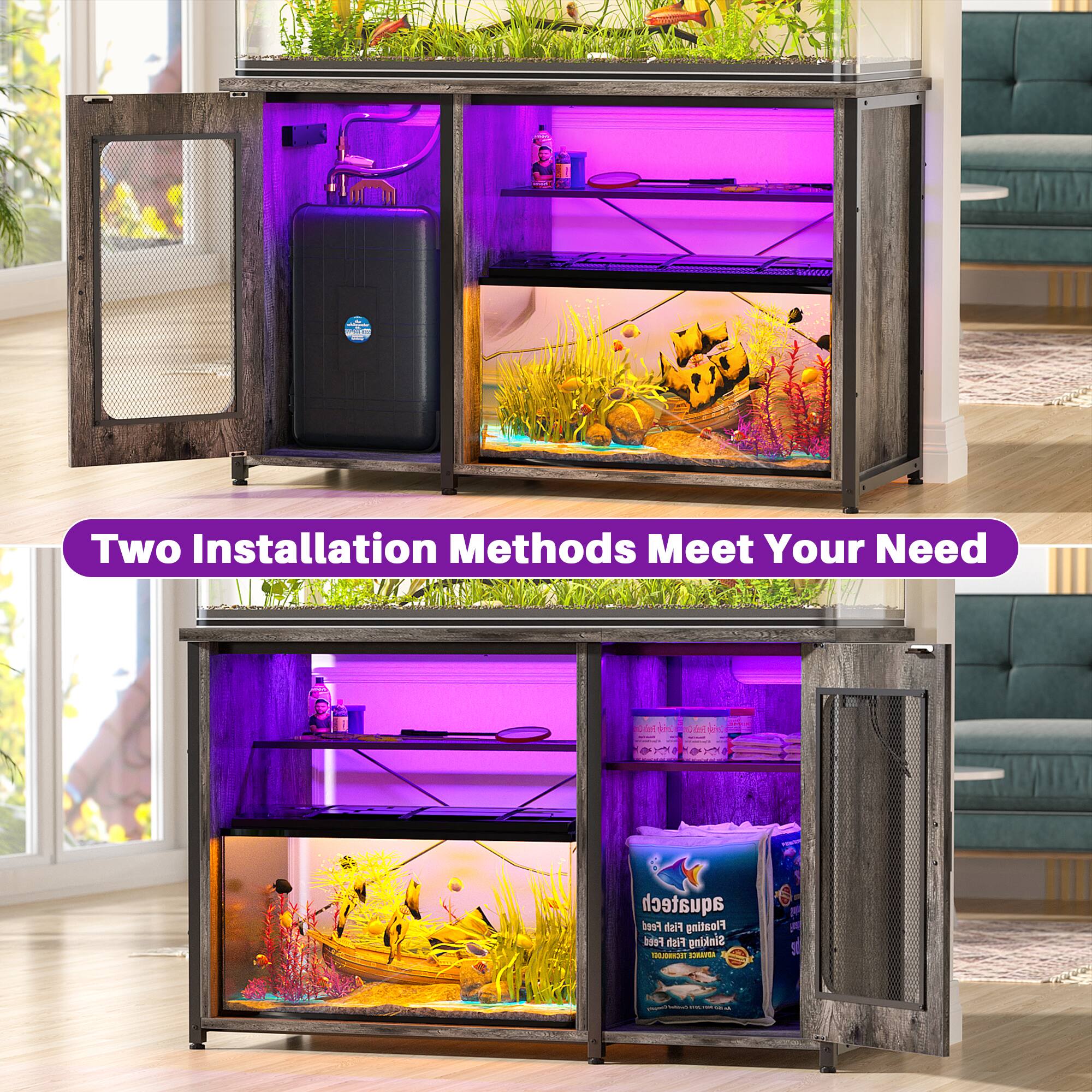 Two Installation Methods Meet Your Need

- Aquatech Feed Fish Floating Feed Fish Sinking