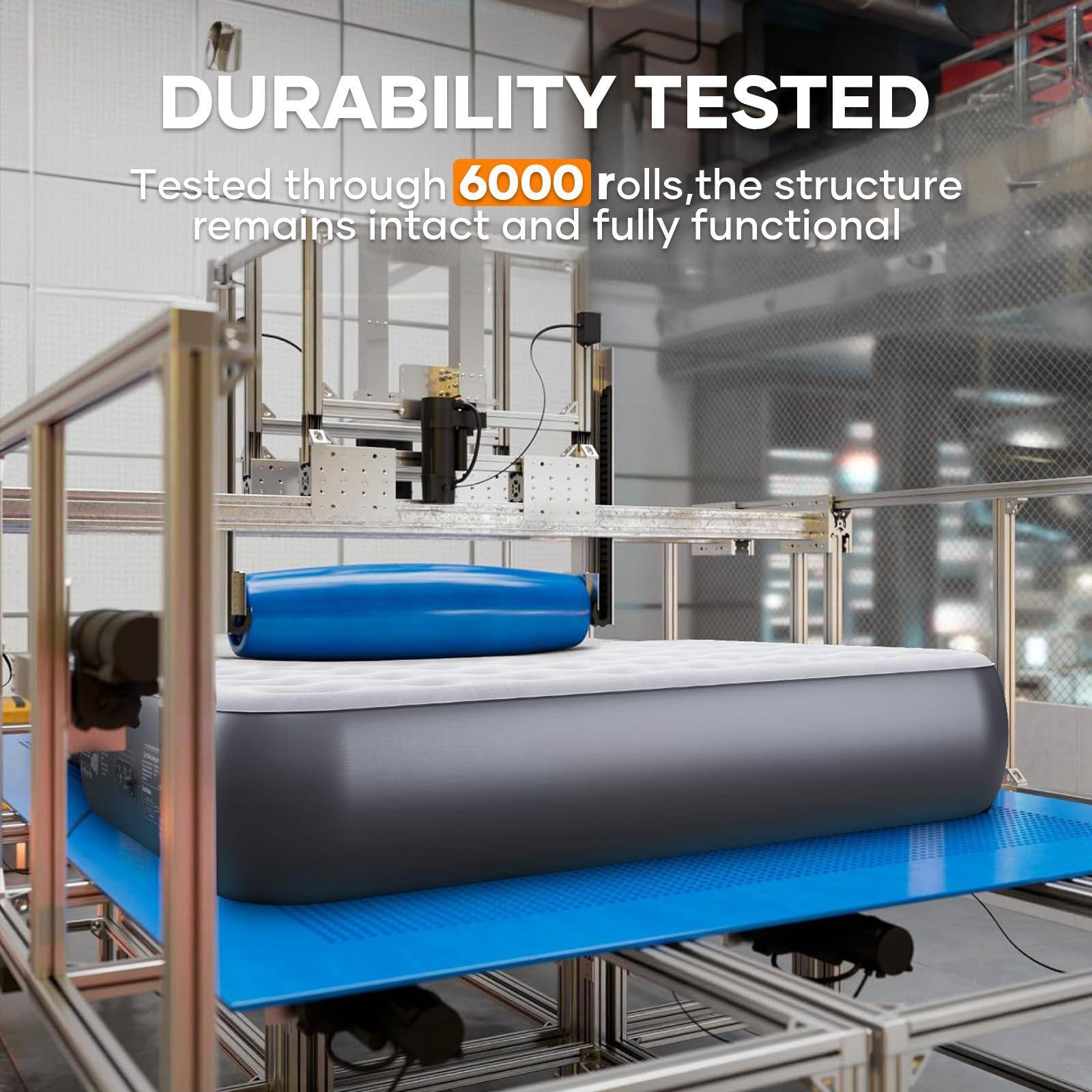 DURABILITY TESTED

Tested through 6000 rolls, the structure remains intact and fully functional