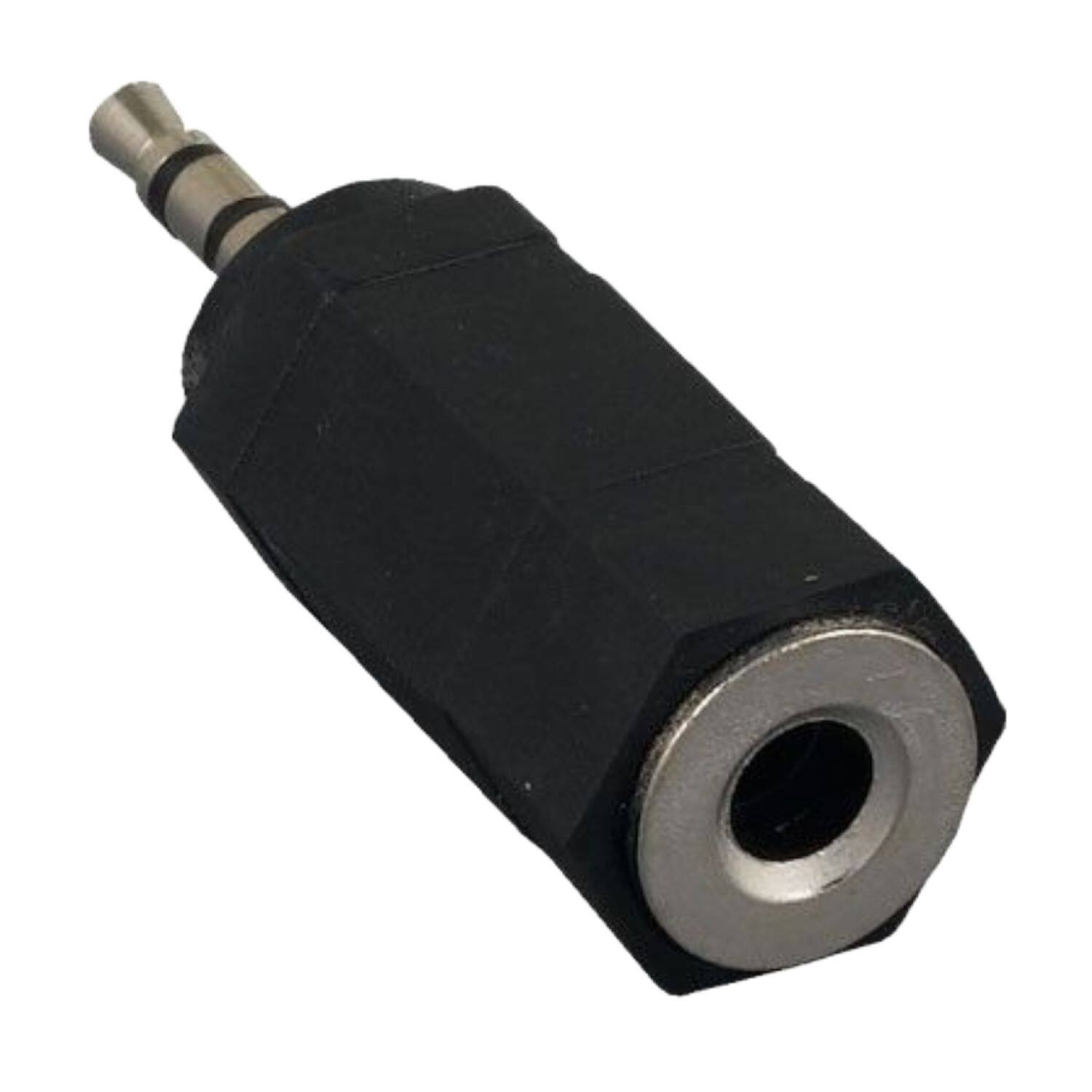 Left. Sanoxy - Sanoxy (2-Pack) 3.5mm Stereo Female to 2.5mm Stereo Male Adapter - Black.