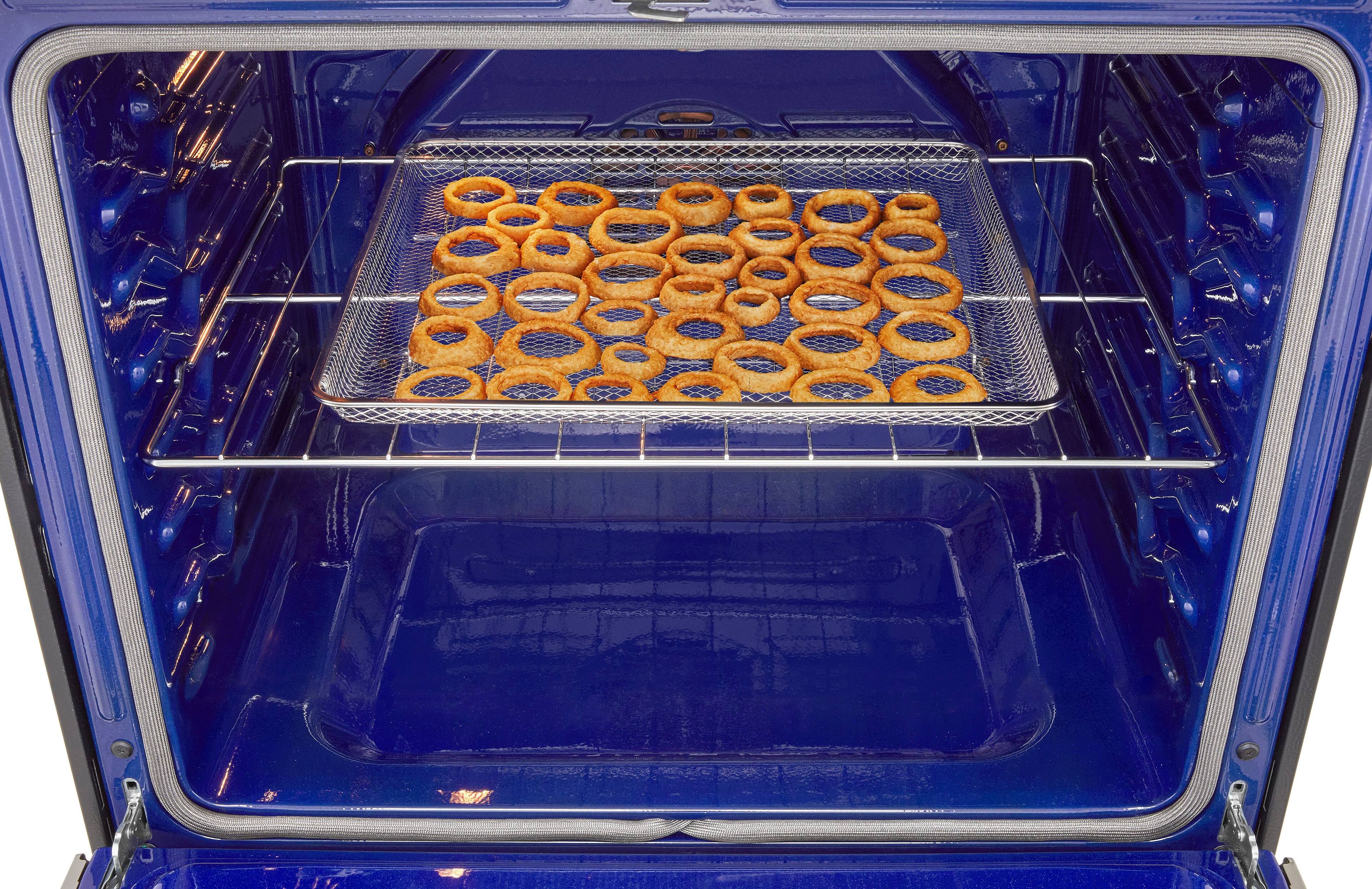 Alt View 20. LG - 30-in Wide 6.3 Cu. Ft. Freestanding Gas True Convection Smart Range with 5 Burners, Air Fry and UltraHeat 20K Burner - PrintProof Stainless Steel.