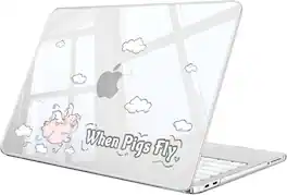 Fintie - Case for MacBook Neo 13 Inch (Model A3404, 2026 Release) Snap-On Hard Shell Cover, Ultra-Thin, Slim Fit, Lightweight - Soaring Pig