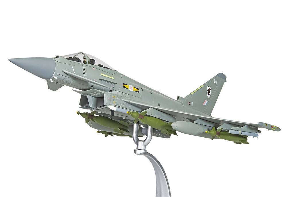 Angle. Corgi - Eurofighter Typhoon FGR.4 "RAF No.11 Squadron Operation Ellamy Gioia del Colle Italy 2011" Aviation Archive Series 1/48 - Multi.