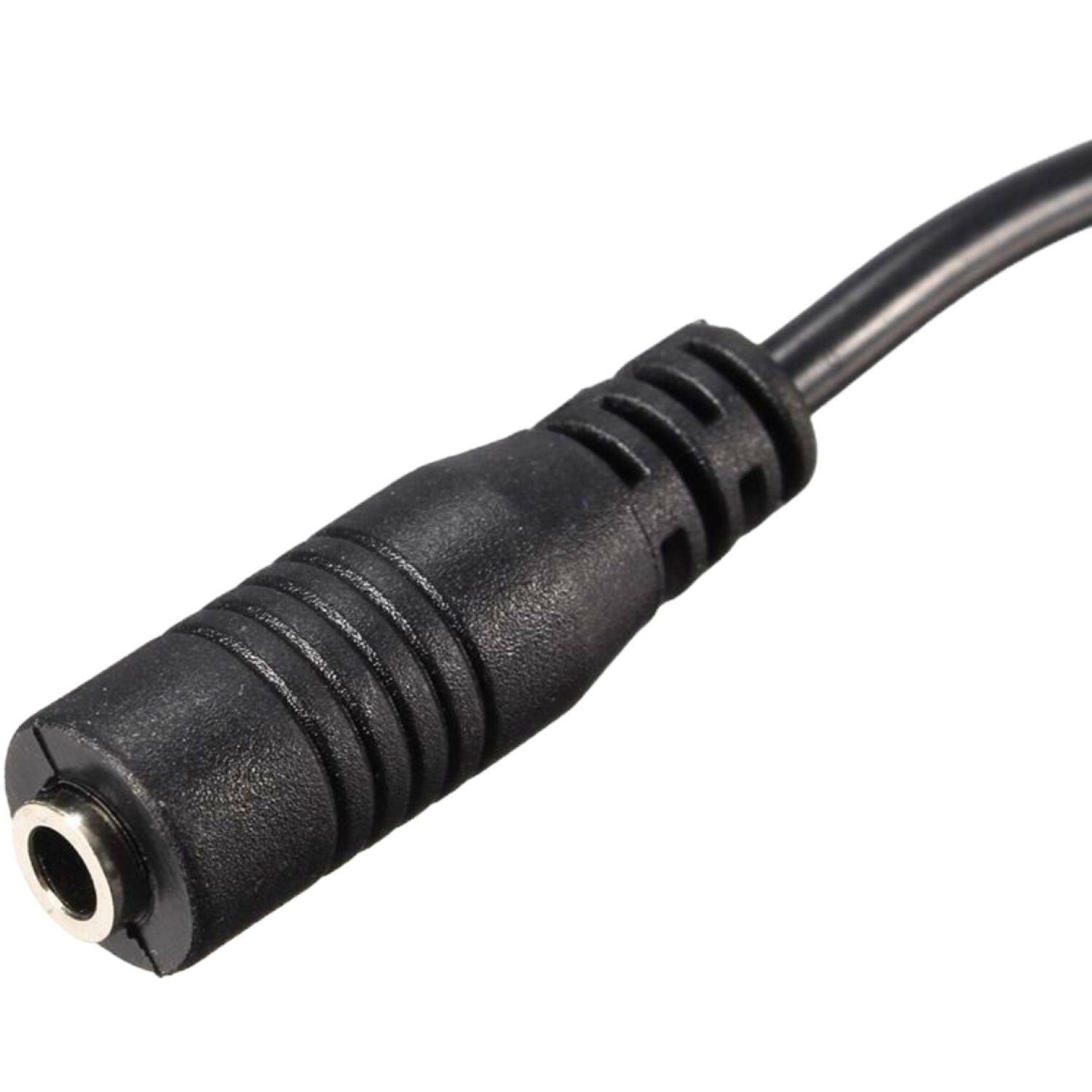 Left. Sanoxy - 25 Feet Audio Stereo 3.5mm Male-to-Female Extension Cable - Black.