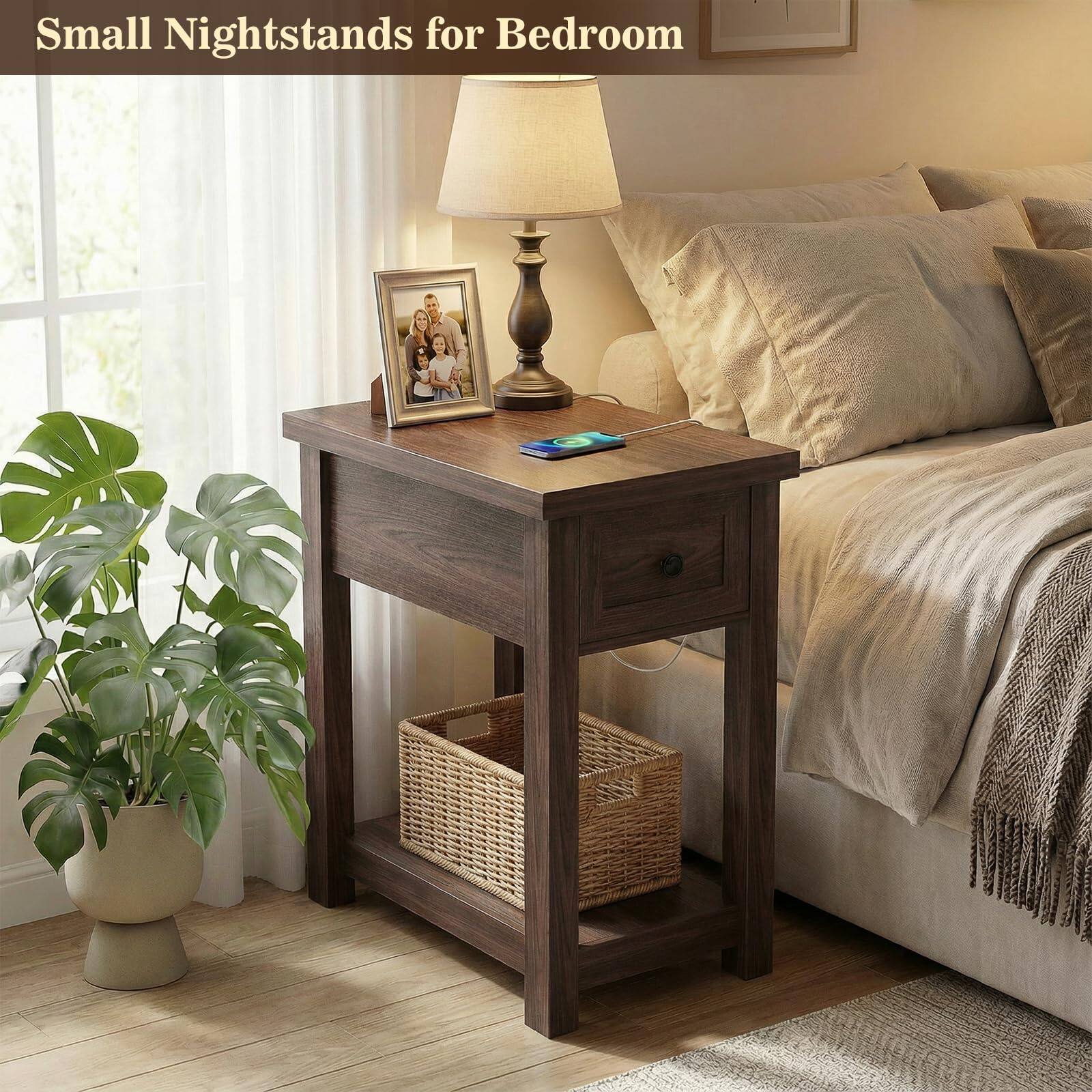 Small Nightstands for Bedroom